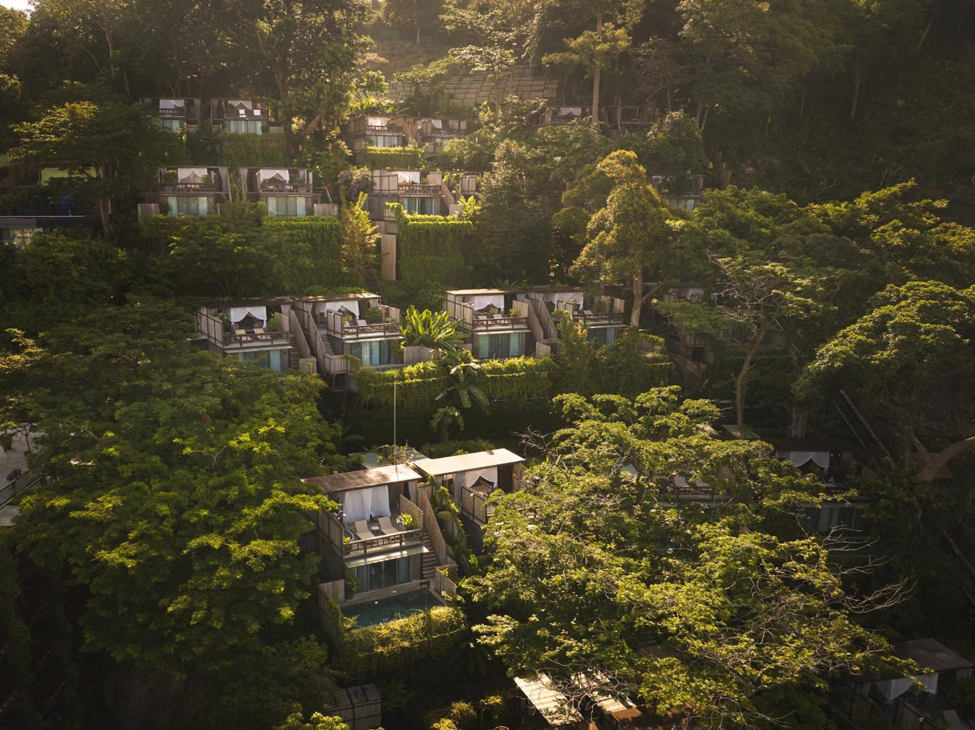 منتجع دينسو Patong المظهر الخارجي الصورة View of the houses in the community